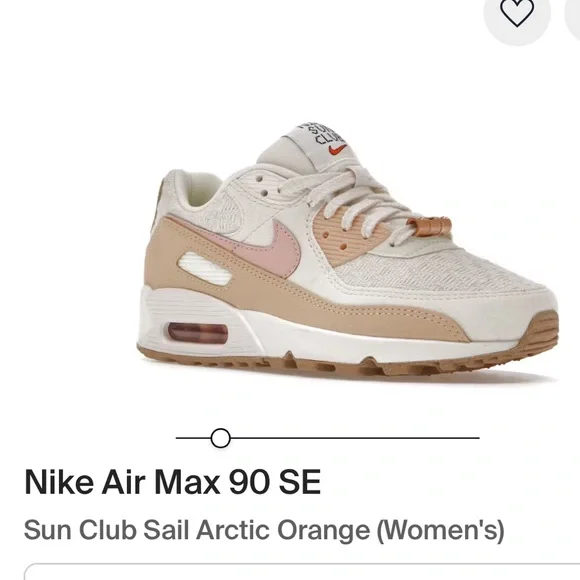 Nike Air Max 90 SE Women's Sneakers 7.5 Sun club sail - Picture 6 of 16
